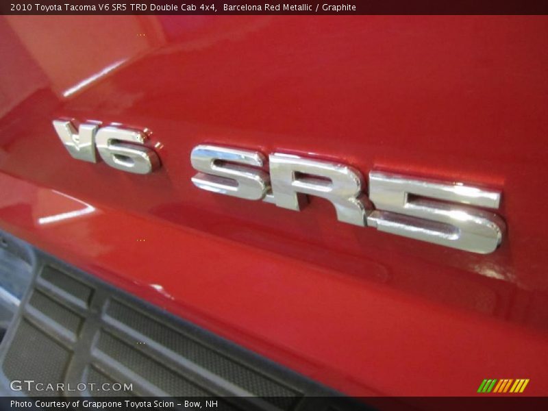 Barcelona Red Metallic / Graphite 2010 Toyota Tacoma V6 SR5 TRD Double Cab 4x4