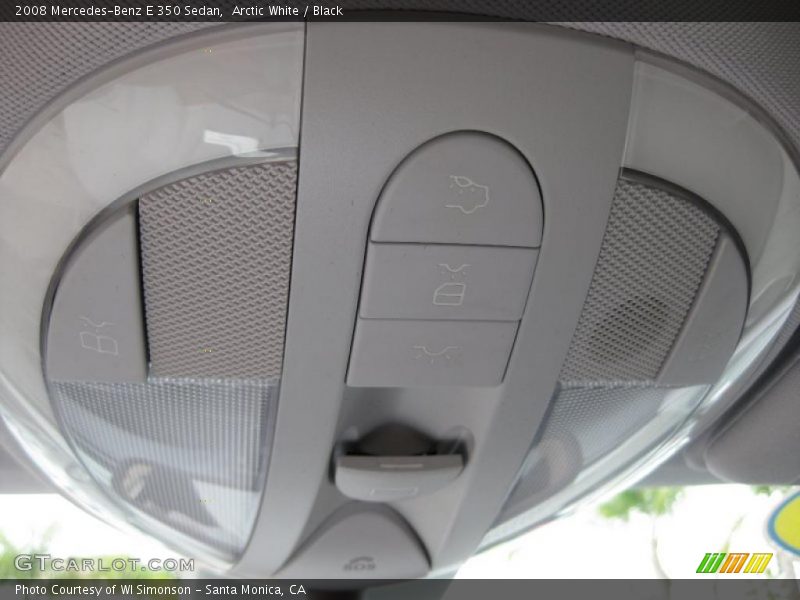 Arctic White / Black 2008 Mercedes-Benz E 350 Sedan