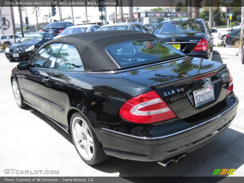 Black / Charcoal 2005 Mercedes-Benz CLK 55 AMG Cabriolet