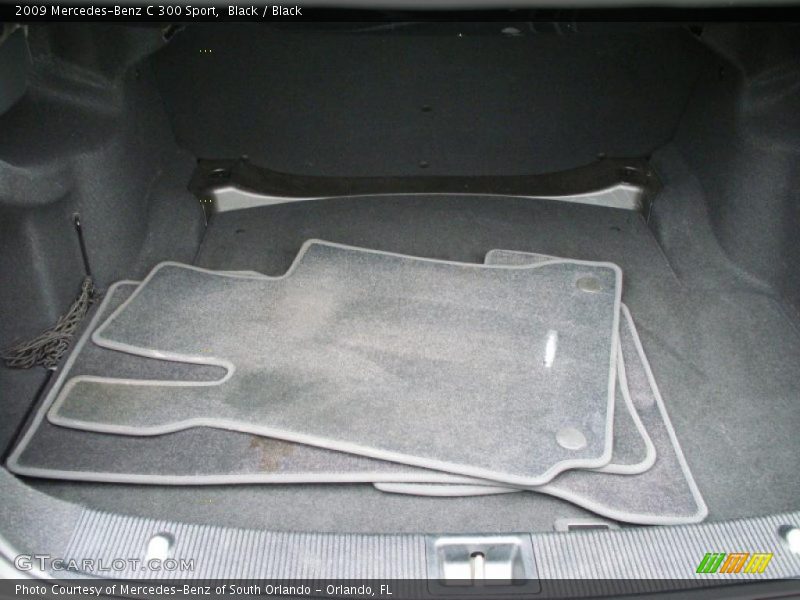 Black / Black 2009 Mercedes-Benz C 300 Sport