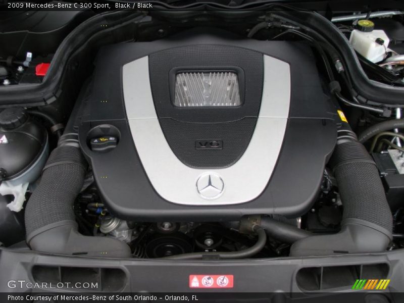 Black / Black 2009 Mercedes-Benz C 300 Sport