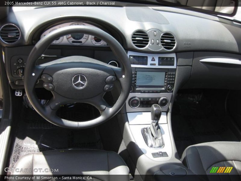 Black / Charcoal 2005 Mercedes-Benz CLK 55 AMG Cabriolet