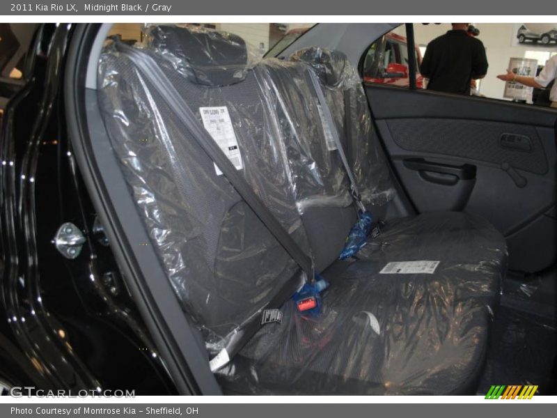 Midnight Black / Gray 2011 Kia Rio LX