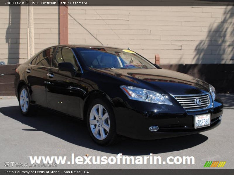 Obsidian Black / Cashmere 2008 Lexus ES 350
