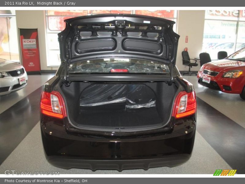 Midnight Black / Gray 2011 Kia Rio LX