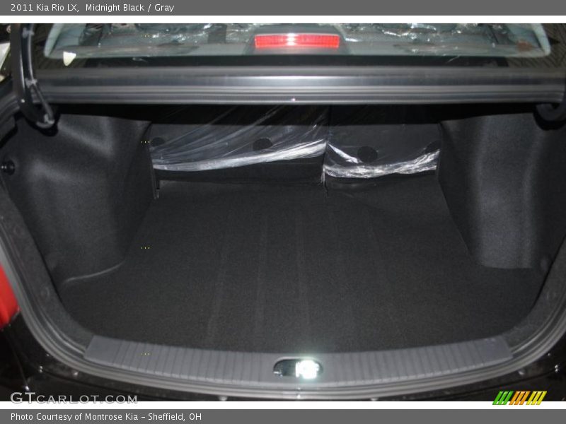 Midnight Black / Gray 2011 Kia Rio LX