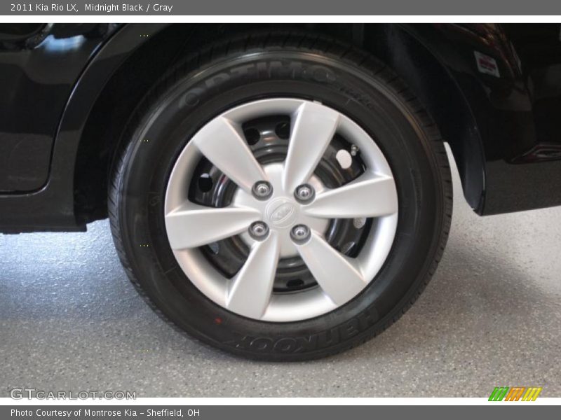 Midnight Black / Gray 2011 Kia Rio LX