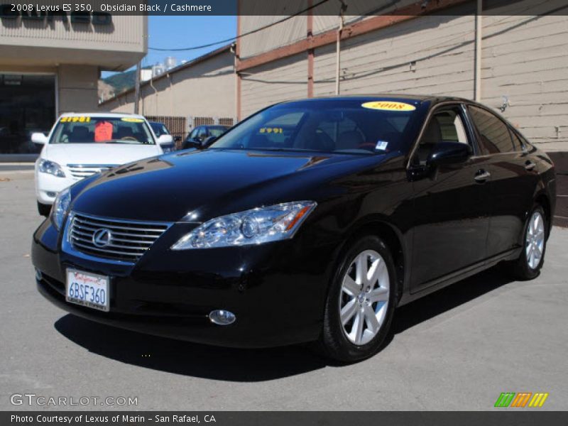 Obsidian Black / Cashmere 2008 Lexus ES 350