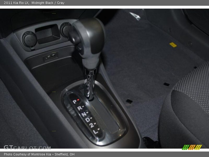 Midnight Black / Gray 2011 Kia Rio LX