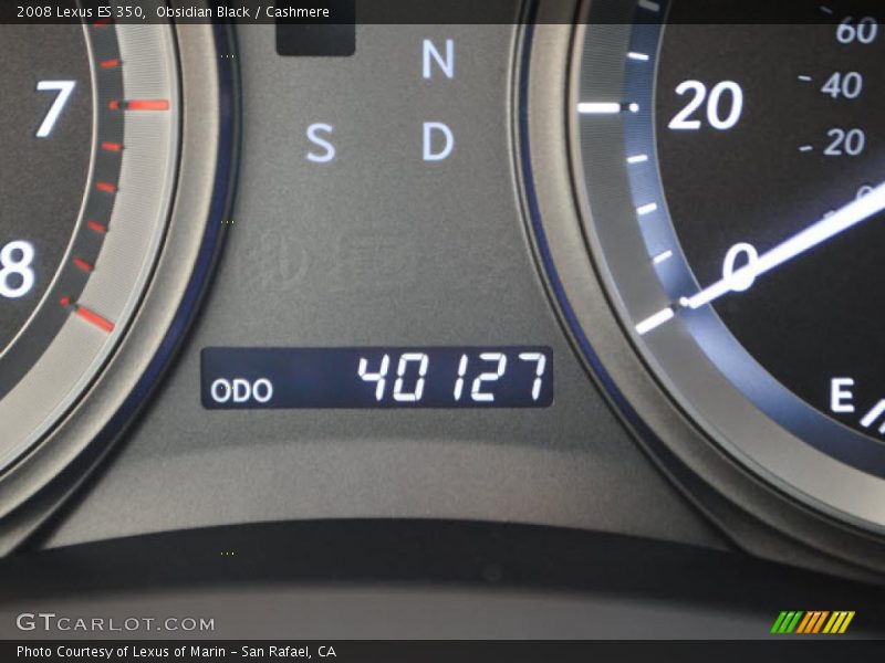 Obsidian Black / Cashmere 2008 Lexus ES 350