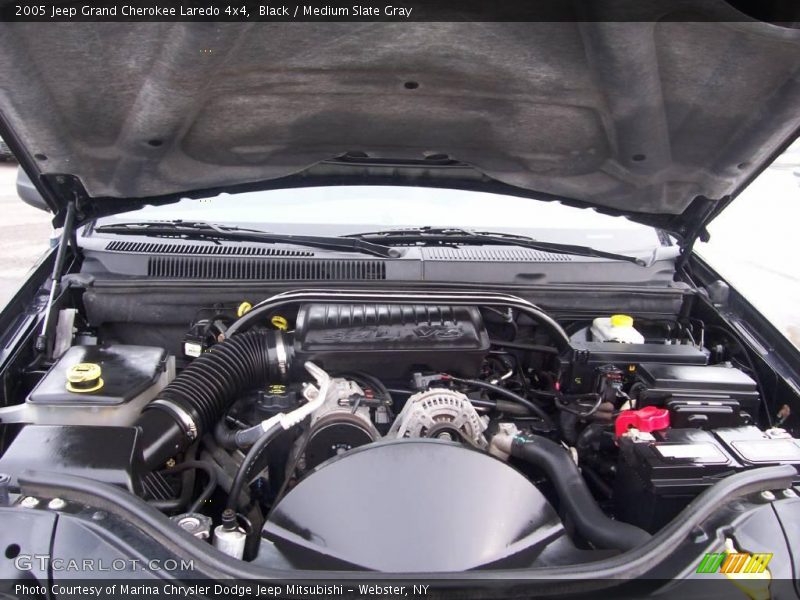 Black / Medium Slate Gray 2005 Jeep Grand Cherokee Laredo 4x4