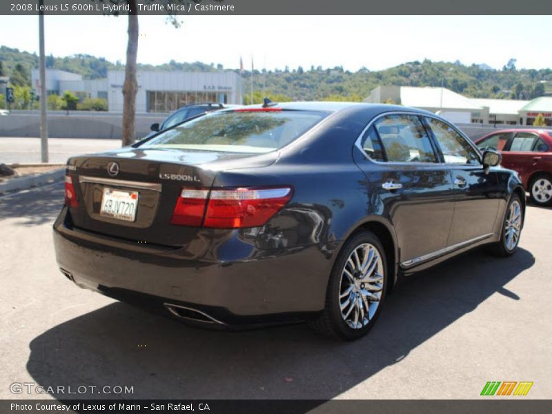 Truffle Mica / Cashmere 2008 Lexus LS 600h L Hybrid