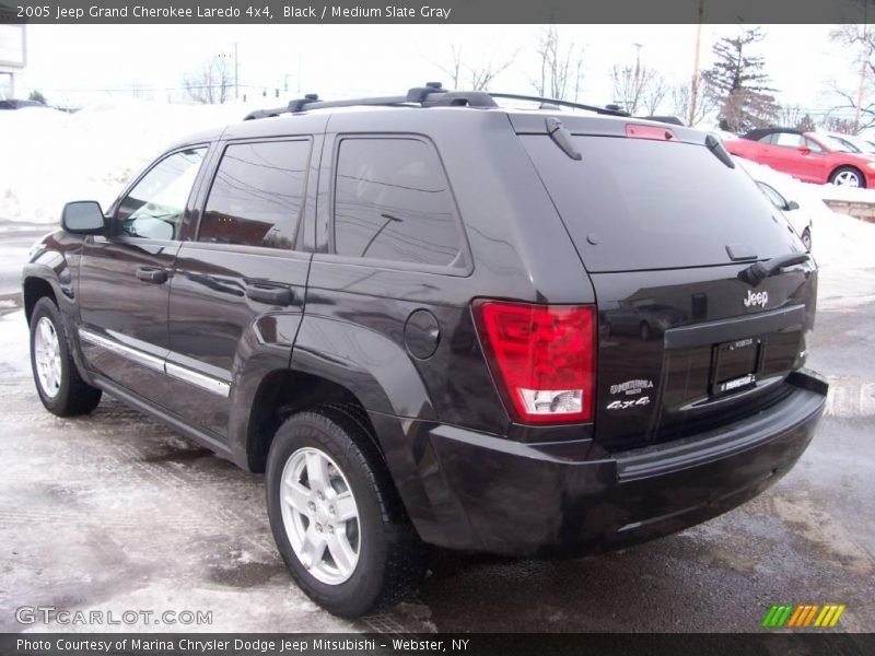 Black / Medium Slate Gray 2005 Jeep Grand Cherokee Laredo 4x4