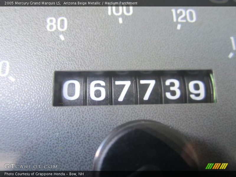 Arizona Beige Metallic / Medium Parchment 2005 Mercury Grand Marquis LS