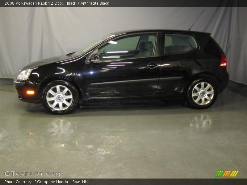 Black / Anthracite Black 2008 Volkswagen Rabbit 2 Door