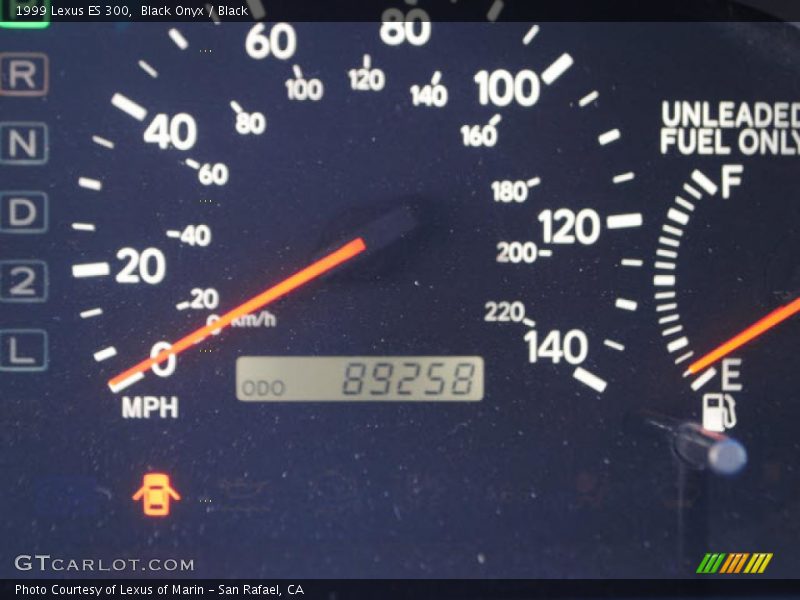 Black Onyx / Black 1999 Lexus ES 300