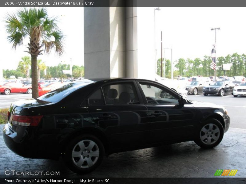 Deepwater Blue / Gray 2006 Hyundai Sonata GL