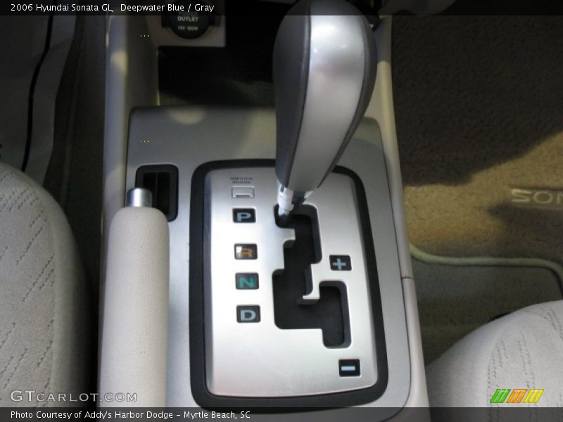 Deepwater Blue / Gray 2006 Hyundai Sonata GL