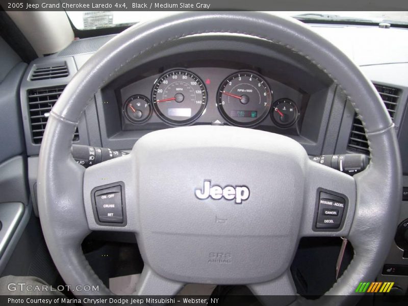 Black / Medium Slate Gray 2005 Jeep Grand Cherokee Laredo 4x4