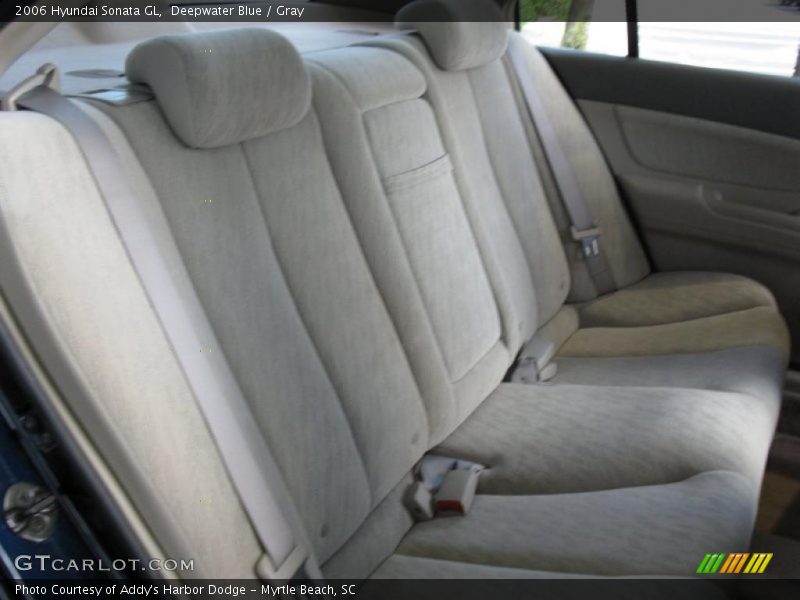 Deepwater Blue / Gray 2006 Hyundai Sonata GL
