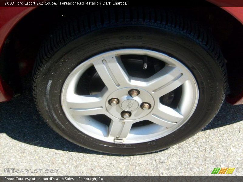 Toreador Red Metallic / Dark Charcoal 2003 Ford Escort ZX2 Coupe