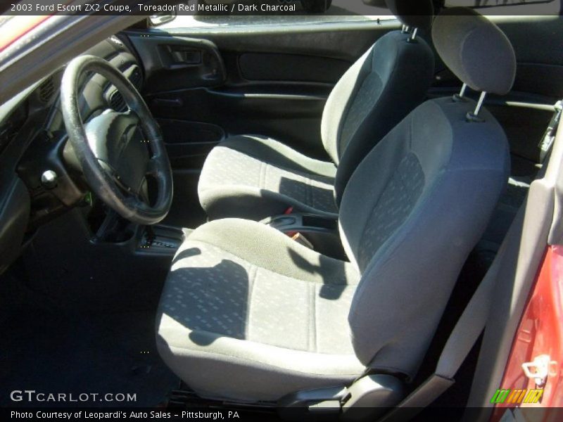 Toreador Red Metallic / Dark Charcoal 2003 Ford Escort ZX2 Coupe
