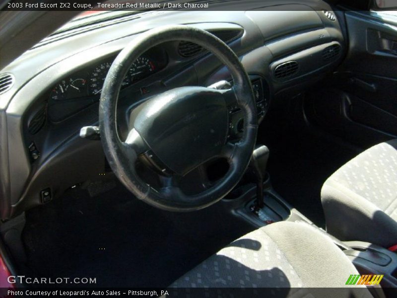 Toreador Red Metallic / Dark Charcoal 2003 Ford Escort ZX2 Coupe
