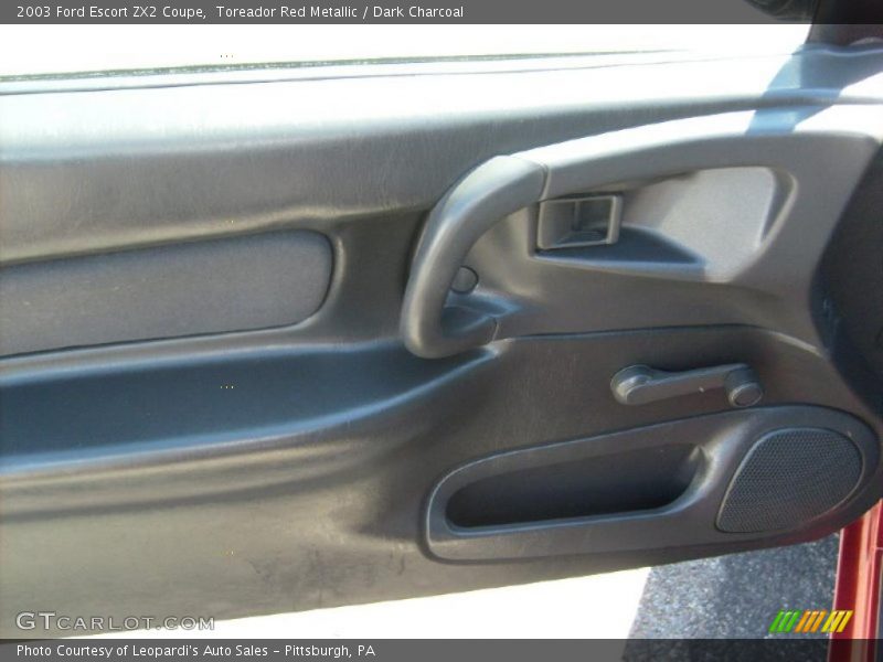 Toreador Red Metallic / Dark Charcoal 2003 Ford Escort ZX2 Coupe
