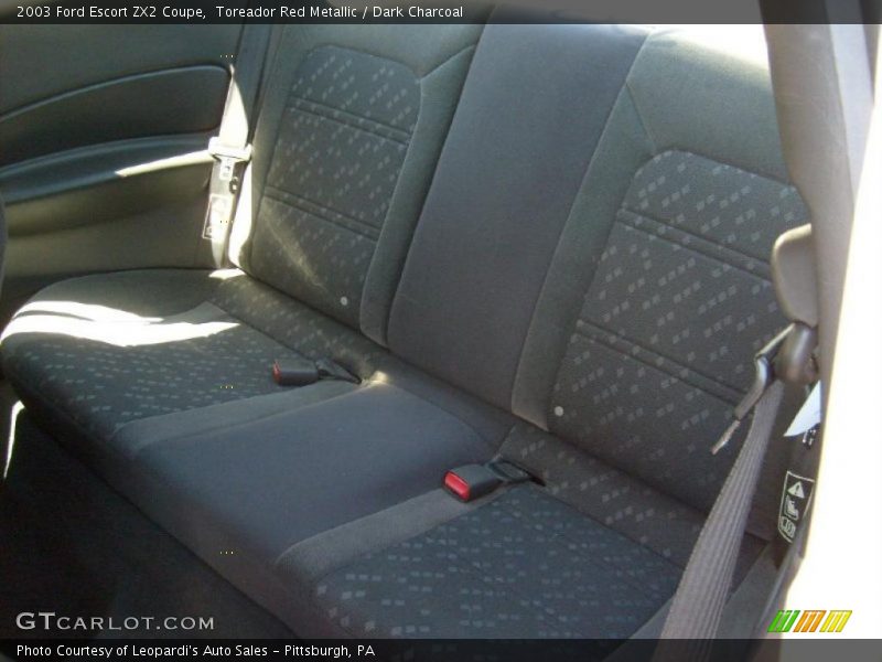 Toreador Red Metallic / Dark Charcoal 2003 Ford Escort ZX2 Coupe