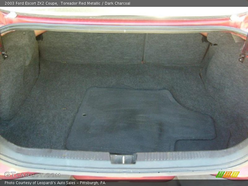 Toreador Red Metallic / Dark Charcoal 2003 Ford Escort ZX2 Coupe