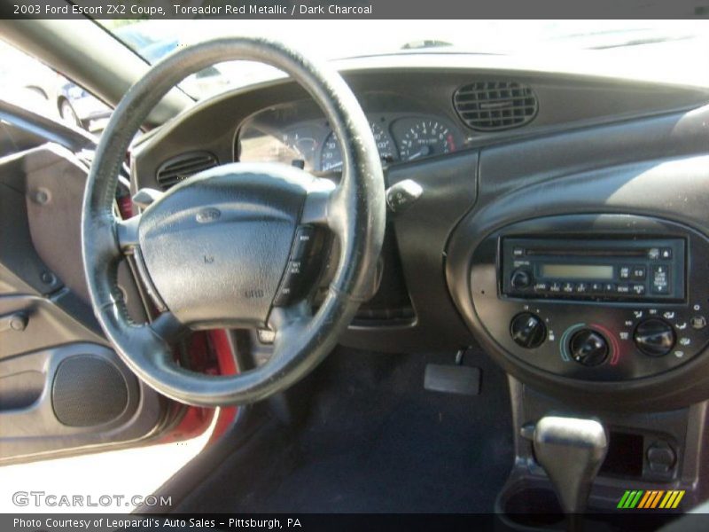 Toreador Red Metallic / Dark Charcoal 2003 Ford Escort ZX2 Coupe