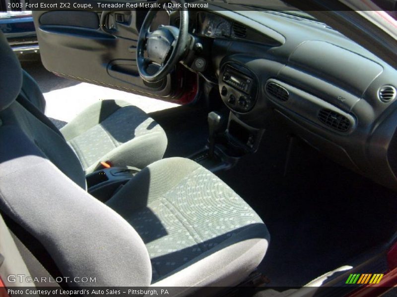 Toreador Red Metallic / Dark Charcoal 2003 Ford Escort ZX2 Coupe