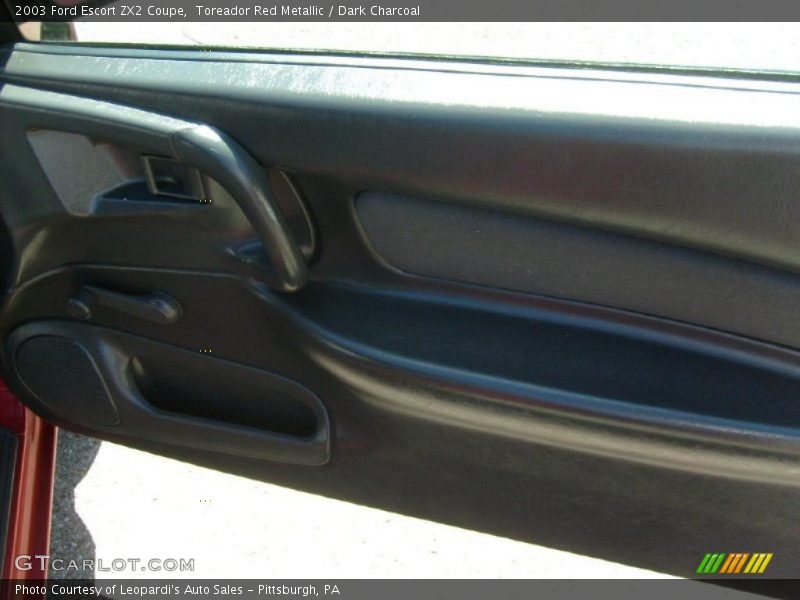 Toreador Red Metallic / Dark Charcoal 2003 Ford Escort ZX2 Coupe