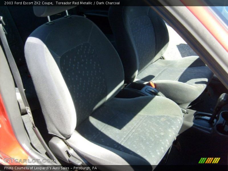 Toreador Red Metallic / Dark Charcoal 2003 Ford Escort ZX2 Coupe