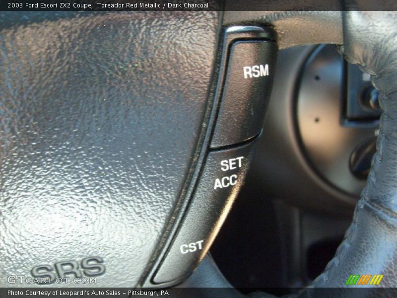 Toreador Red Metallic / Dark Charcoal 2003 Ford Escort ZX2 Coupe