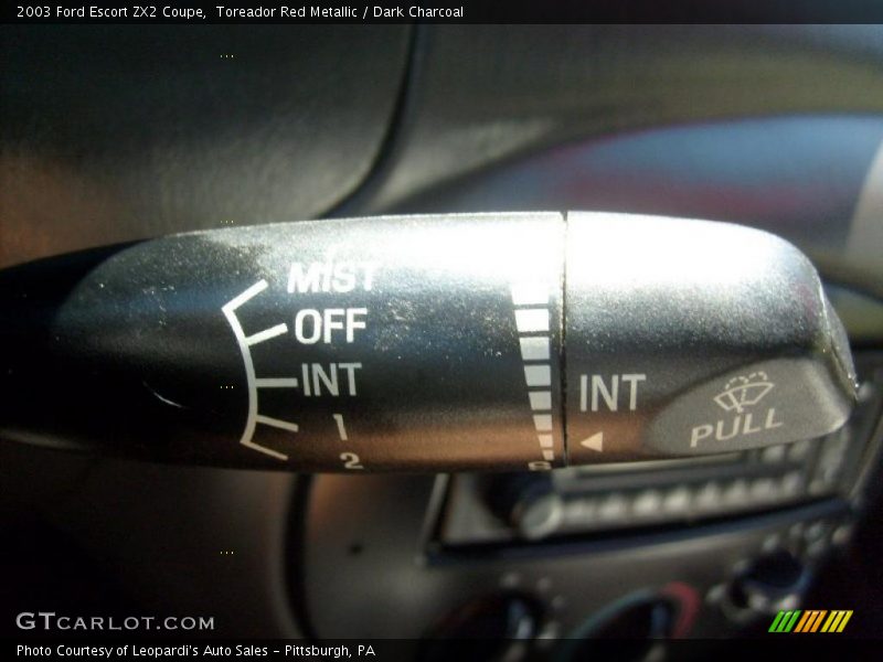 Toreador Red Metallic / Dark Charcoal 2003 Ford Escort ZX2 Coupe