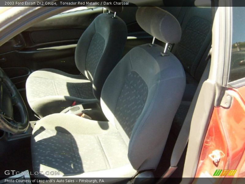 Toreador Red Metallic / Dark Charcoal 2003 Ford Escort ZX2 Coupe