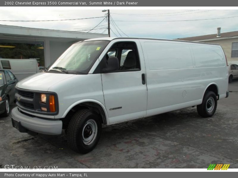 Summit White / Dark Pewter 2002 Chevrolet Express 3500 Commercial Van