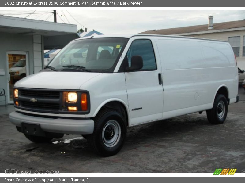 Summit White / Dark Pewter 2002 Chevrolet Express 3500 Commercial Van