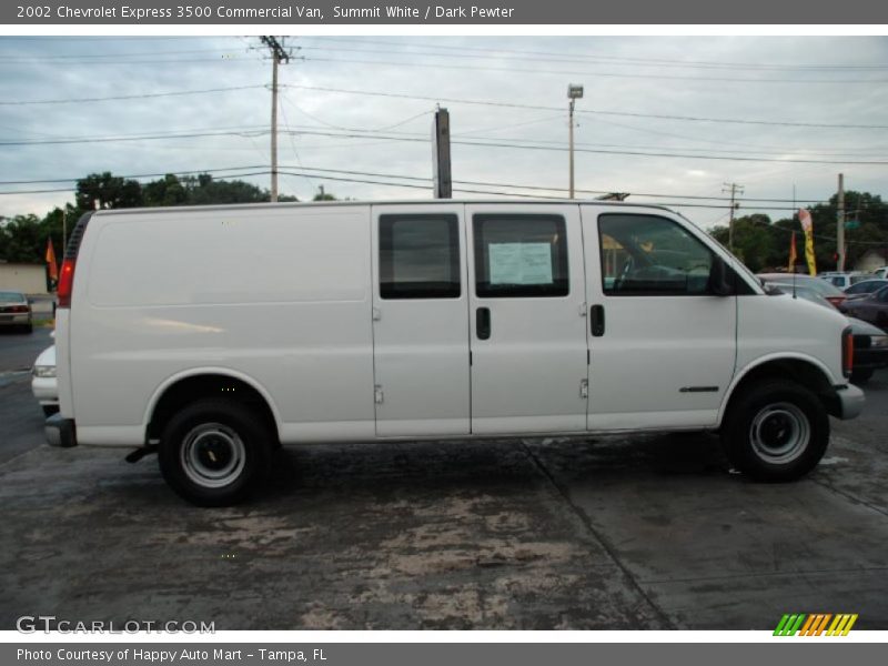 Summit White / Dark Pewter 2002 Chevrolet Express 3500 Commercial Van