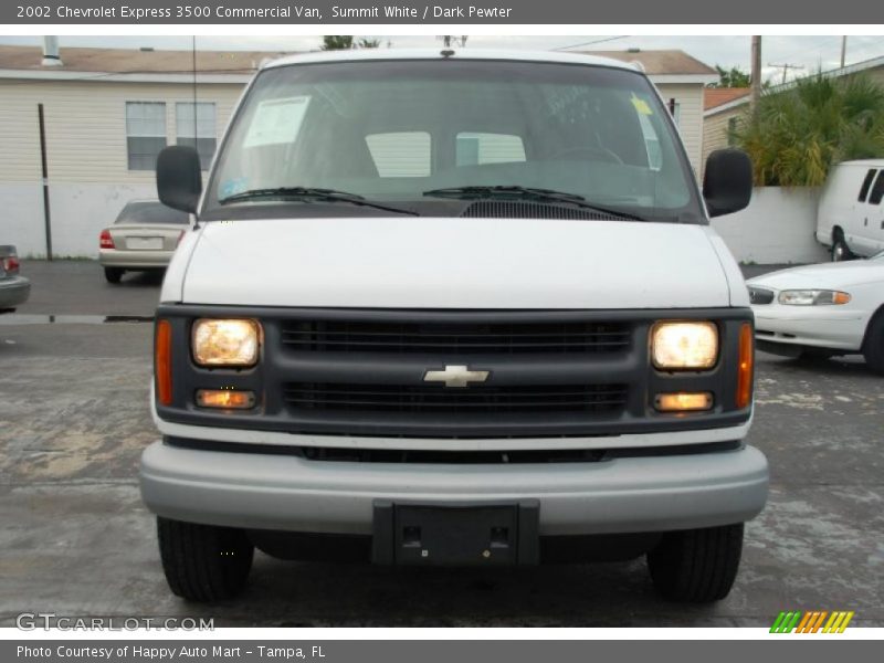 Summit White / Dark Pewter 2002 Chevrolet Express 3500 Commercial Van