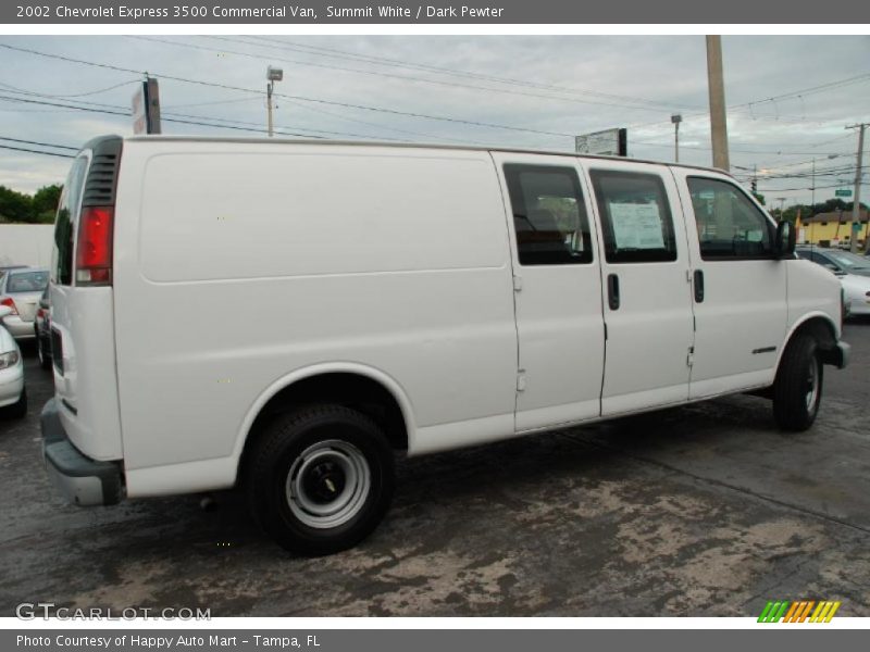 Summit White / Dark Pewter 2002 Chevrolet Express 3500 Commercial Van