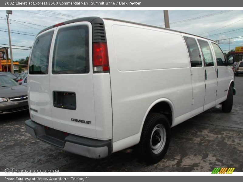 Summit White / Dark Pewter 2002 Chevrolet Express 3500 Commercial Van