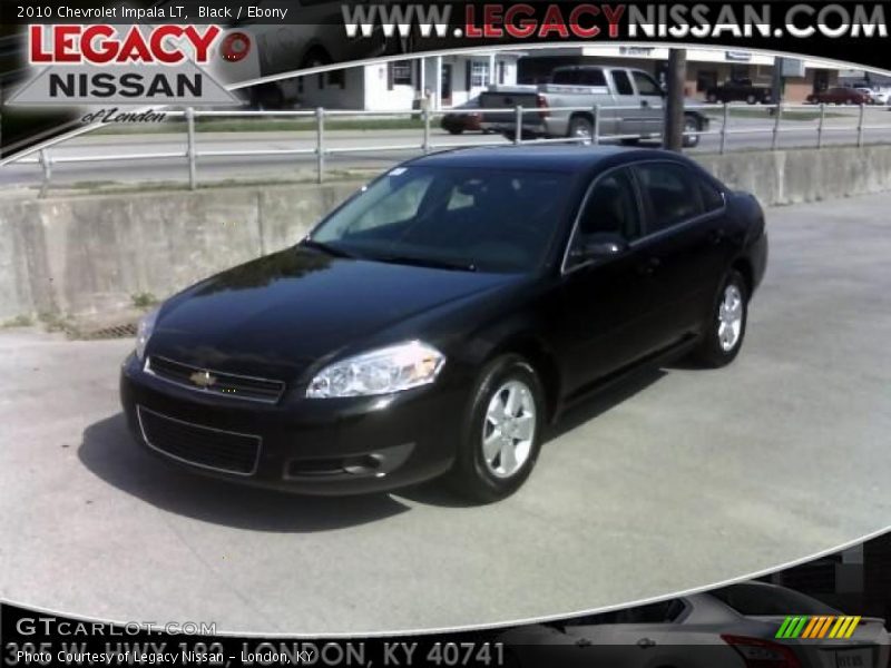 Black / Ebony 2010 Chevrolet Impala LT