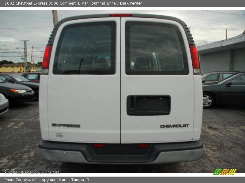 Summit White / Dark Pewter 2002 Chevrolet Express 3500 Commercial Van