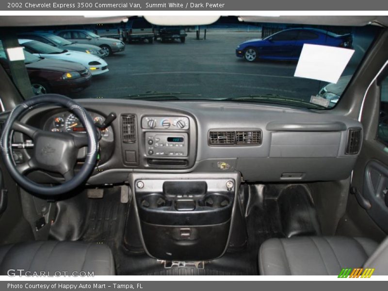 Summit White / Dark Pewter 2002 Chevrolet Express 3500 Commercial Van