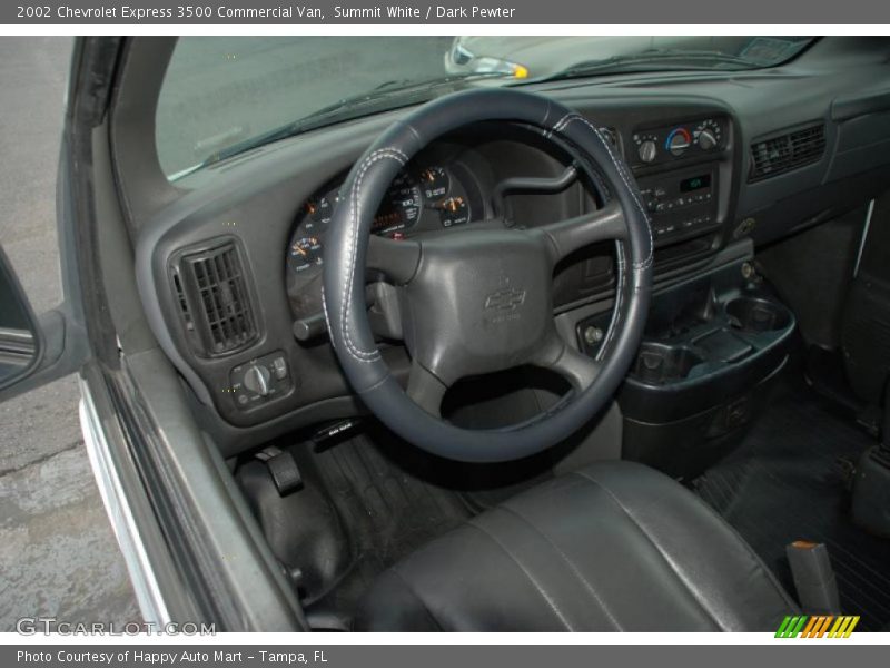 Summit White / Dark Pewter 2002 Chevrolet Express 3500 Commercial Van