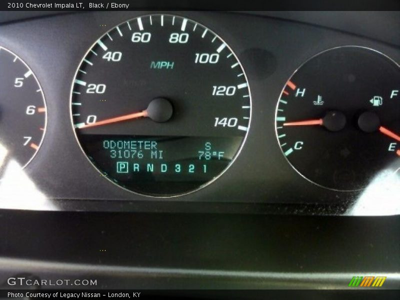 Black / Ebony 2010 Chevrolet Impala LT