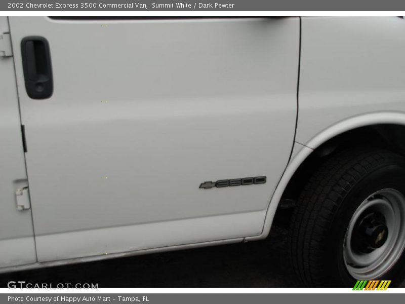 Summit White / Dark Pewter 2002 Chevrolet Express 3500 Commercial Van