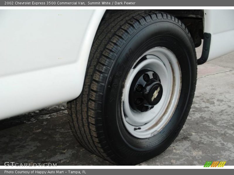 Summit White / Dark Pewter 2002 Chevrolet Express 3500 Commercial Van